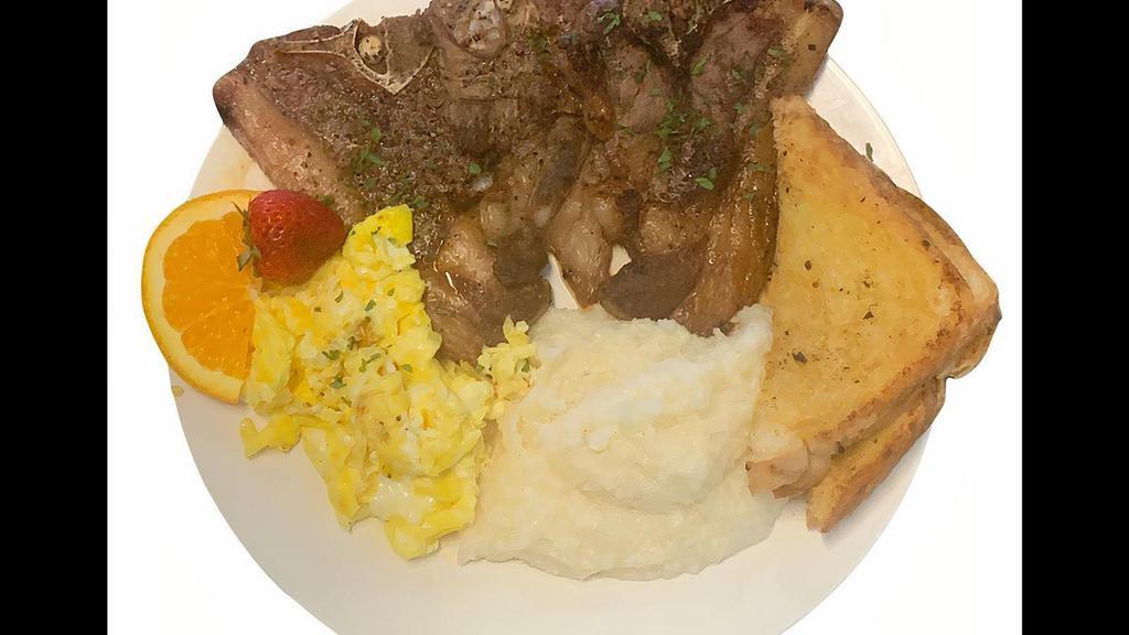 Lamb Chop Breakfast · 3 Lamb Chops served with grits, hash browns or home fries with 2 eggs cooked your way and toast