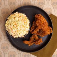 White Meat Fried Chicken Dinner · Crispy fried chicken breast and wing with your choice of side.