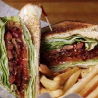Special Grilled Blt · Served on Texas toast white bread with lettuce, tomato, and mayonnaise.