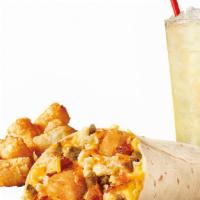 Ultimate Meat & Cheese Breakfast Burrito™ Combo · Breakfast doesn't get better than the all-new Ultimate Meat & Cheese Breakfast Burrito™ with...