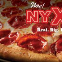 Nyxl Pizza · Extra large deli-style pepperoni, only available on the NYXL, with whole-milk mozzarella che...