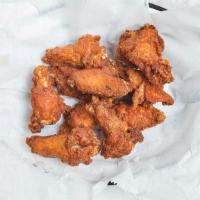 Plain Wings (10 Pieces) · Served with up to two spices and one dip.