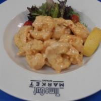 Shrimp With Spicy Mayo · Fried Shrimp served with Spicy Mayo