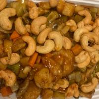 Shrimp With Cashew Nut · Served with fried rice.