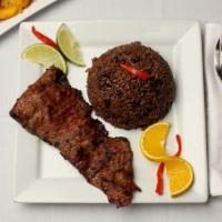 Skirt Steak (12Oz) Churrasco · Served with two sides.