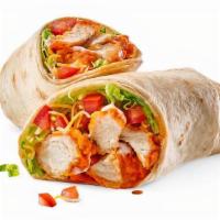 Grilled Chicken Wrap · Shredded Lettuce, Tomatoes, shredded cheese, and ranch