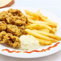 Chicken Gizzards · Include fries bread and coleslaw.
