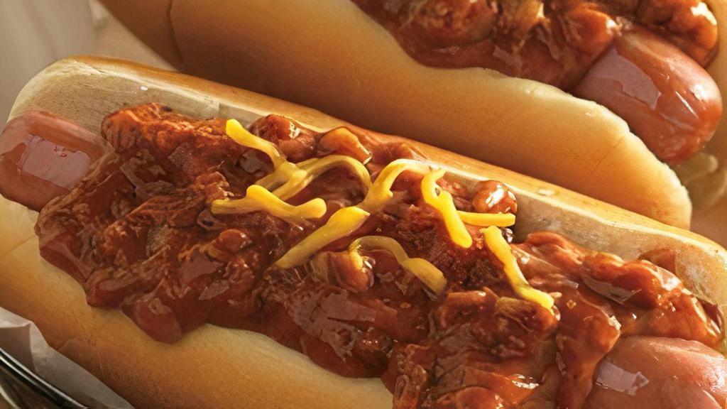 Chili Cheese  Dog Combo · This item includes fries and choice of soda
