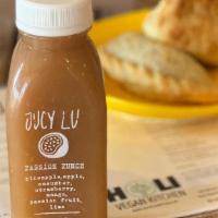 Cold Press Jucy Lu - Passion Punch · Cold Press: Pineapple, Apple, Cucumber, Strawberry, Mango, Passion Fruit & Lime