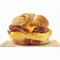 Ham, Egg & Cheese Croissant · 