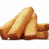 French Toast Sticks - 5 Pc · Sweet, golden brown, and piping hot, our five-piece French Toast Sticks are perfect for dipp...