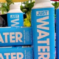 Just Water · 16.9 oz bottled water. Eco friendly packaging