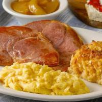 The Cracker Barrel'S Country Boy Breakfast · Enjoy three eggs* with your choice of two Breakfast Sides plus Sirloin Steak Tips, Sugar Cur...