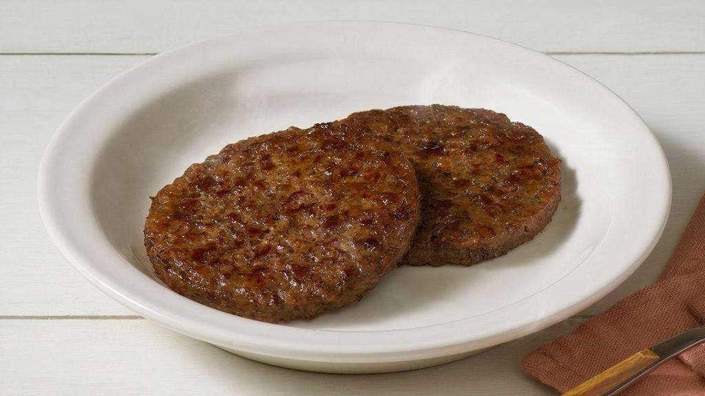 Impossible Sausage · Two Impossible Sausage Patties Made From Plants