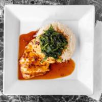 Sixes Chicken · Two 6 oz. Grilled chicken breasts in our spicy teriyaki sauce served with mashed potatoes an...