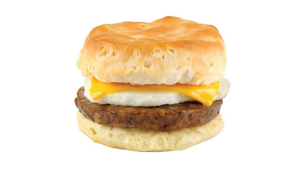 Sausage, Egg & Cheese Biscuit · 