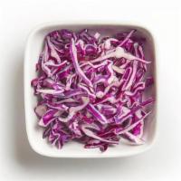 Purple Cabbage · A side of purple cabbage, hand-tossed with oil, lemon juice & salt.