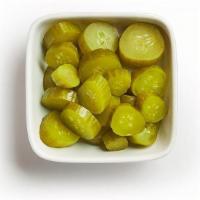 Middle Eastern Pickles · A side of authentic, imported pickles, packed with Middle Eastern seasonings.