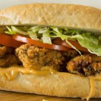 Oyster Po' Boy · Comes with French fries.