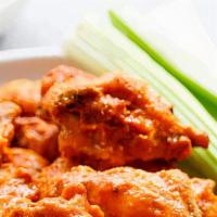 Hot Chicken Wings · Choose 4 pieces or 8 pieces. Comes with fried rice or French fries.
