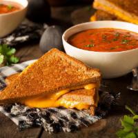 Classic Grilled Cheese · American cheese on white bread.