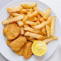 6 Pcs Nuggets Combo · with Fries & Drink.