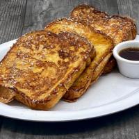 Original French Toast · Our thick-cut Challah Bread dunked in our Signature French Toast mix, grilled to a golden br...