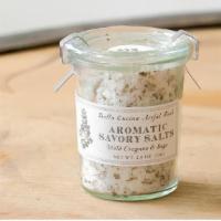 Wild Oregano & Sage Savory Salt · Wild oregano and crushed sage leaves add flavor to European flat crystal salt as a seasoning...