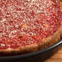 Cyo Deep Dish · Hand pressed dough • Signature Cheese Blend • Option to Choose up to 3 Toppings • Deep Dish ...