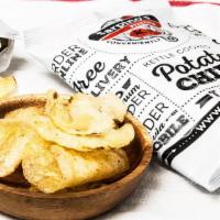 Chips · 1 oz. bag of crispy, kettle-cooked Sarpino's brand potato chips lightly salted and baked to ...
