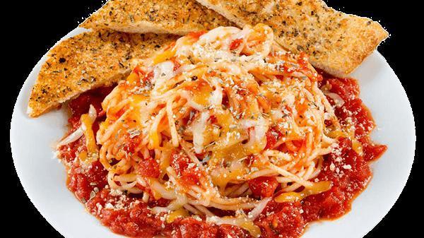 Baked Spaghetti · Sarpino's traditional spaghetti smothered in your choice of homemade meat, tomato vegetarian or creamy alfredo sauce. Topped with Parmesan and our signature gourmet cheese blend.