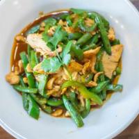 Basil Stir Fry · Medium. Probably the biggest staple in Thailand, this dish with bell peppers, basil leaves, ...