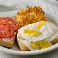 Egg Sandwich · Two farm fresh eggs* served on seared Sourdough bread with tomato and Duke’s® Mayonnaise. Pl...
