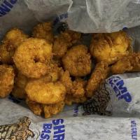 Kid Popcorn Shrimp (Cal 580) · With your choice of French Fries or Honest Kids applesauce.