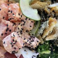 Make Your Poke-Large · Create Your Own Poke Bowl With Your Choice of Base, Three Toppings, Three Proteins, Two Sauc...