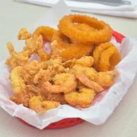 Conch & Shrimp Platter · 1/4 conch and 10 pieces shrimp.