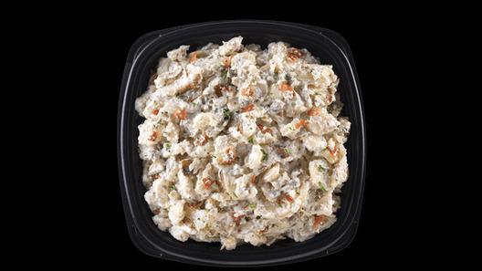 Small Crowd Potato Salad · Complete your meal with a classic Southern side.. Small Crowd Serves 8. Sliced Russet potatoes in a creamy ranch dressing with bacon, green onions, and special seasonings.