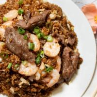 House Special Fried Rice · Chicken, shrimp and beef.