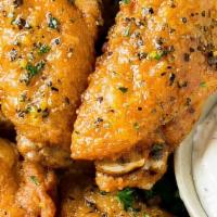 5 Piece Wing Add On · Add any wing flavor to any entree
(No flats or drums)