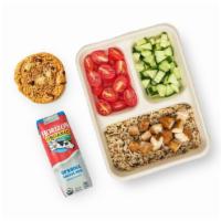 Kid'S Craft Plate · Chicken, two choppings, and your favorite dressing! Includes a snack (370-725 cals)