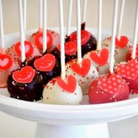 Individual Cake Pop · vanilla, chocolate or red velvet Valentine's cake pops