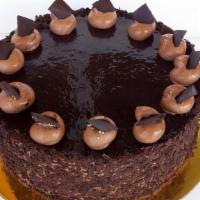 Chocolate Mousse Cake · 3 layer of moist chocolate cake, filled with dark chocolate mousse and cover with dark choco...