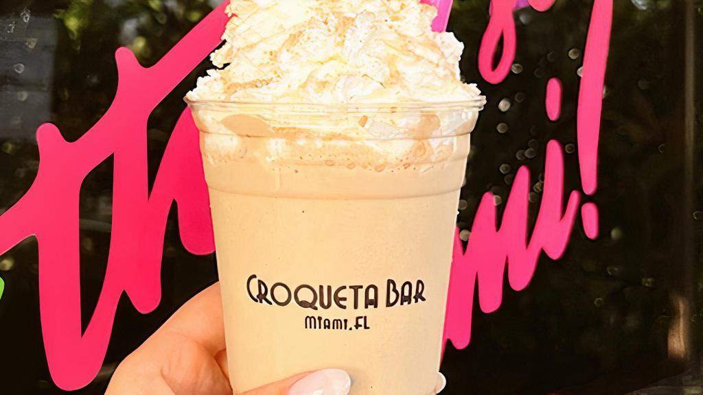 Colada Shake · An entire Cuban colada, topped with house made whipped cream & Mariacookie crumbles