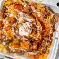 Loaded Potato · Cheese, sour cream, salsa, choice of meat and veggies.
