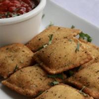 Fried Ravioli · 7 ravioli stuffed with ricotta, fried, and served with a side of our homemade marinara