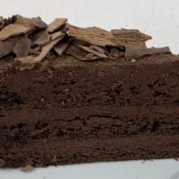 Outrageously Chocolate Cake · 3 layers of chocolate cake with chocolate icing in between and topped off with extra chocola...