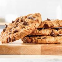 Salted Caramel & Chocolate Cookie · A rich, chocolate chip cookie packed with gooey caramel, sweet & salty crunch, and dark, sem...