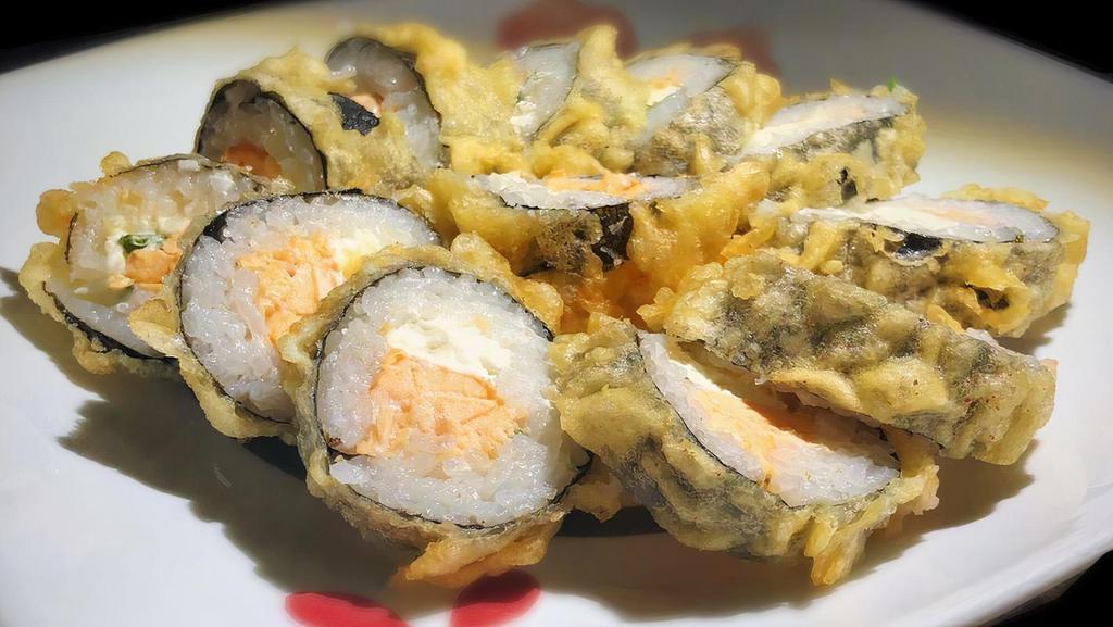 Shrimp Tempura Hand Roll · Consuming raw or undercooked meats, seafood, poultry, shellfish, or eggs may increase your risk of food borne illness.