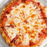 Cheese Pizza Medium 12'' · Served with your choice of Pizza Sauce, or Garlic Sauce, or BBQ sauce.