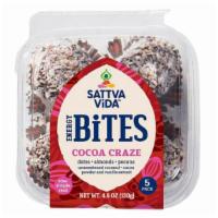 Sattva Vida Cocoa Craze Energy Bites (5 Bites) · Gluten free energy bites dusted with raw cocoa powder for a delicious mid-day energy boost!